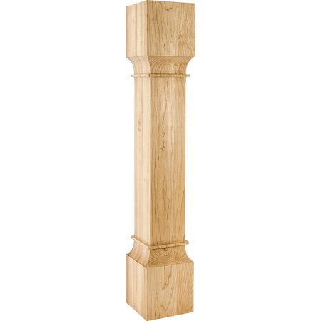 HARDWARE RESOURCES 6" Wx6"Dx35-1/2"H White Birch Square Post P35-6-WB